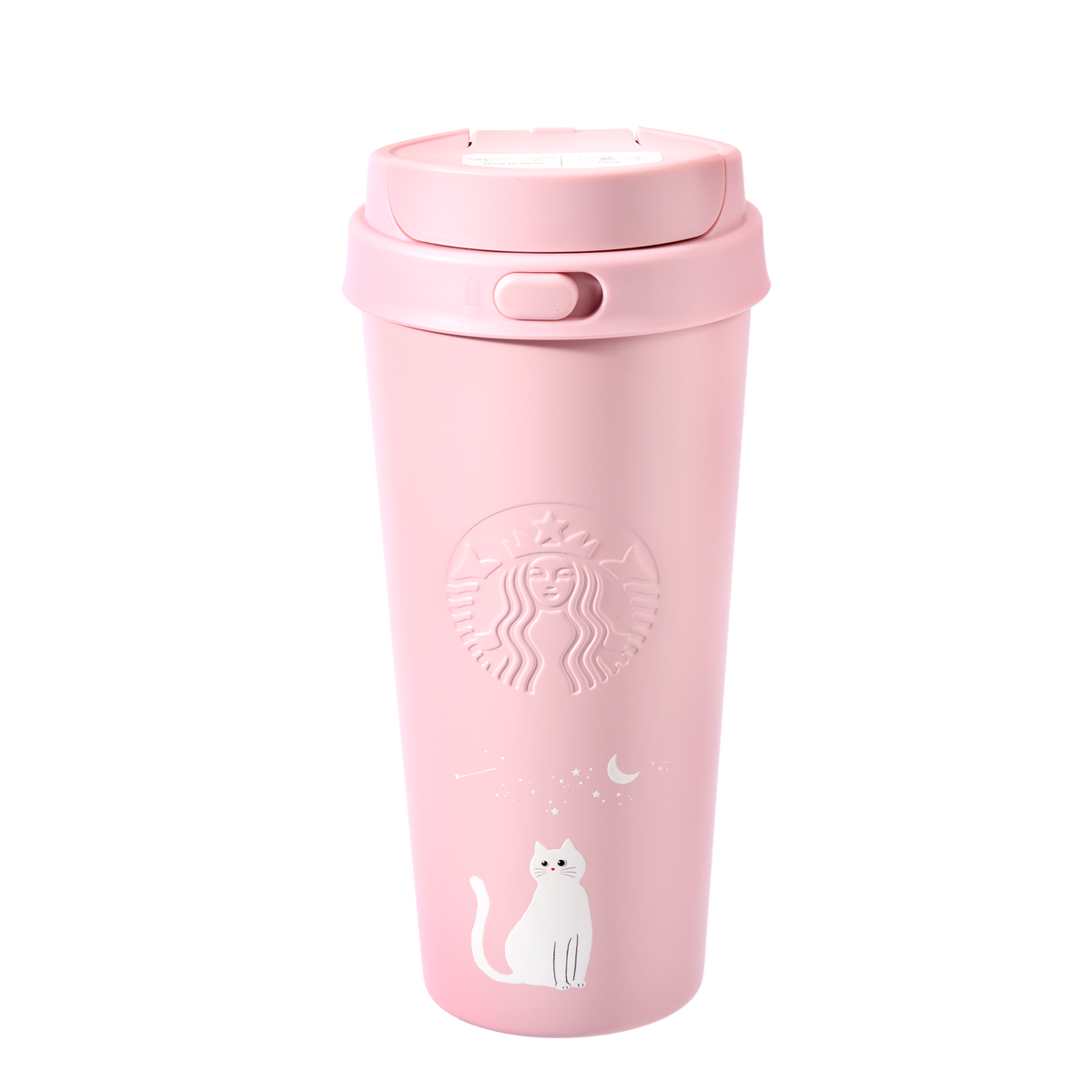 Starbucks Halloween 2026 Stainless Steel To-Go Tumbler Cat Light Pink