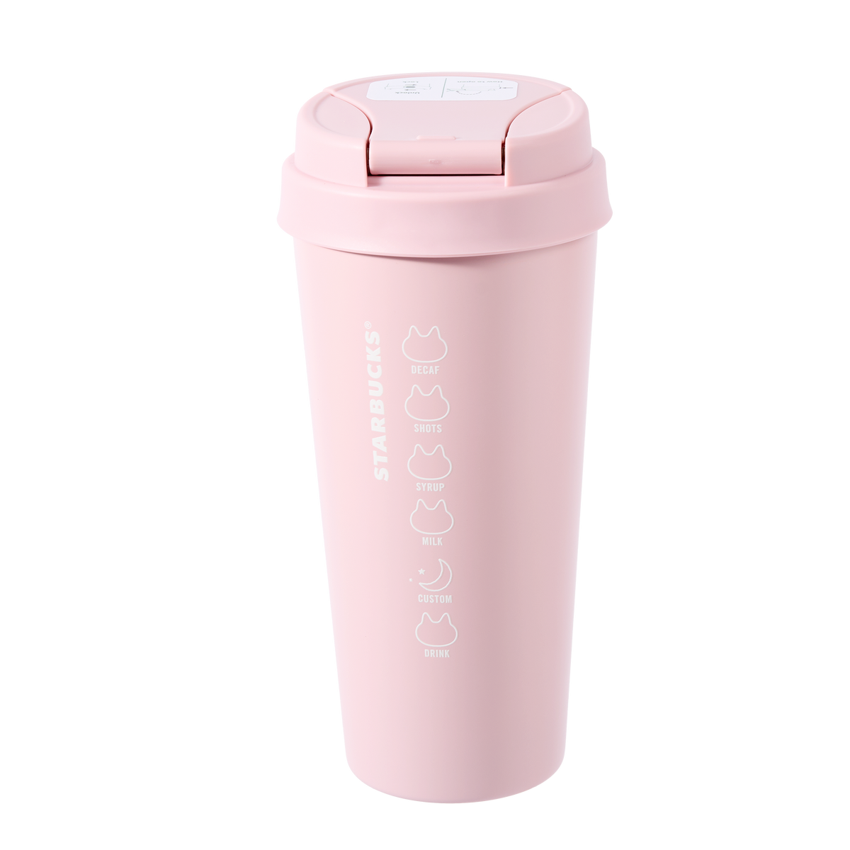Starbucks Halloween 2026 Stainless Steel To-Go Tumbler Cat Light Pink