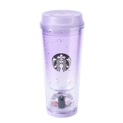 Starbucks Halloween 2026 Snow Globe Cat Glow in the Dark Tumbler