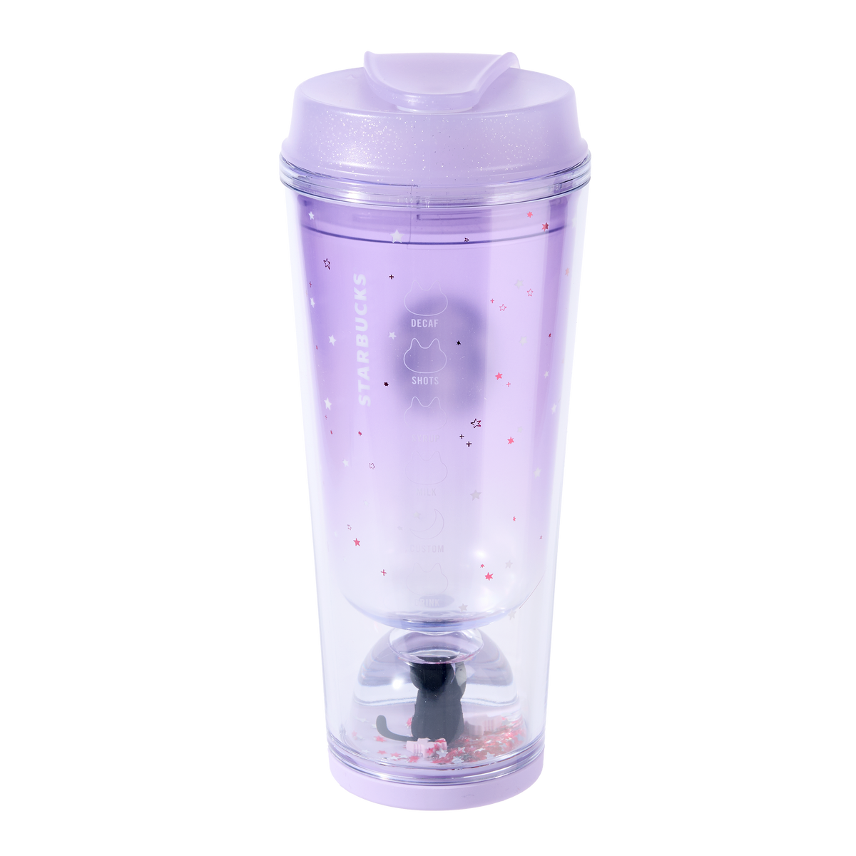 Starbucks Halloween 2026 Snow Globe Cat Glow in the Dark Tumbler