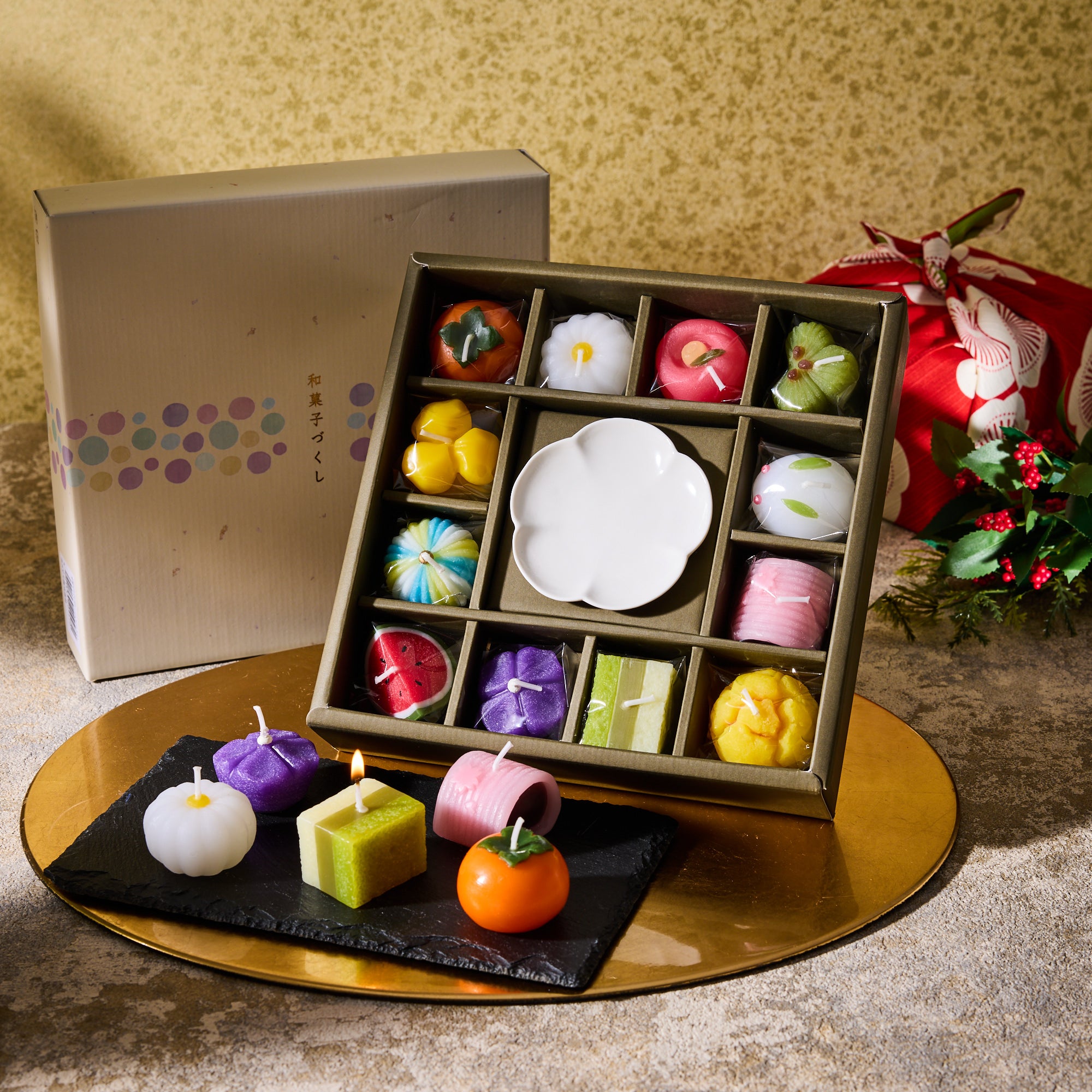 Wagashi Candle Gift Set