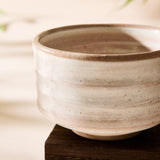 Hakeme-style Snow Brushed Matcha Bowl