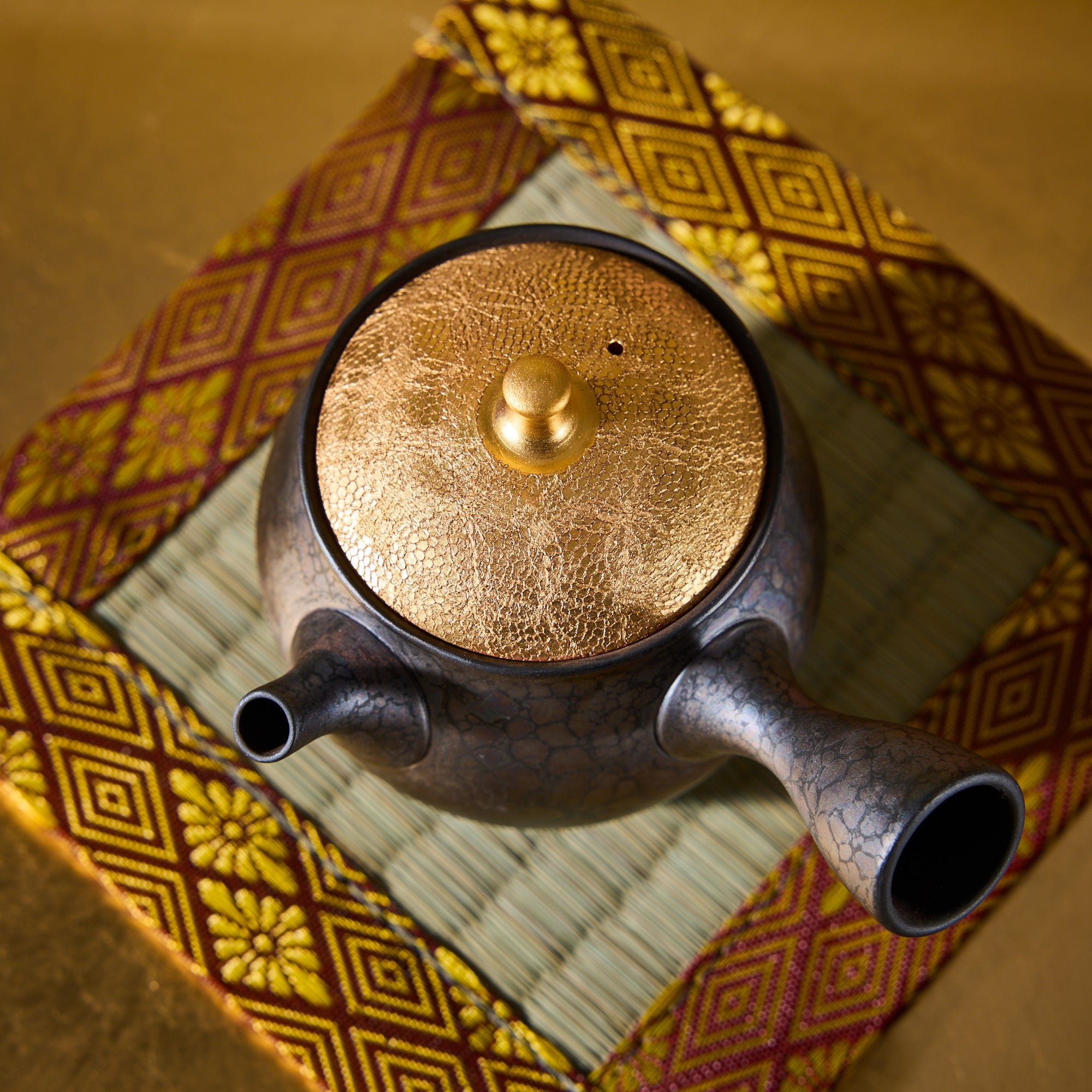 Shoryu Tokoname Ware Sakura Teapot