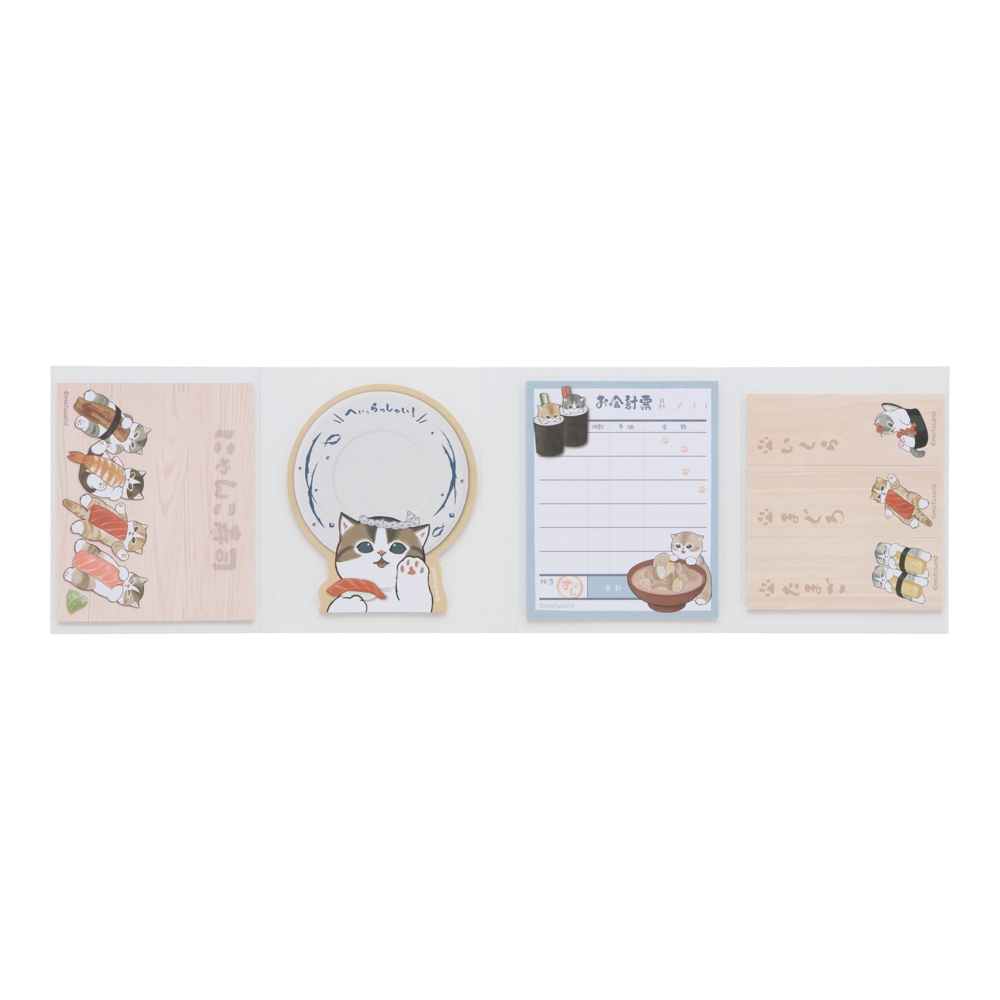 Mofusand Sushi Notepad