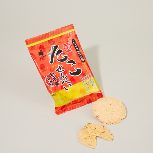 Soy Sauce Octopus Rice Crackers
