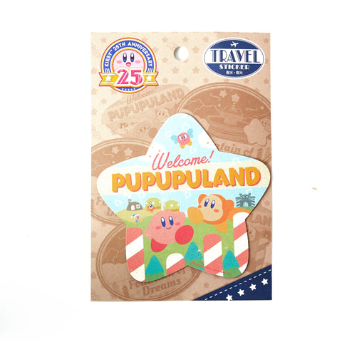 Kawaii Kirby Travel Sticker -Set of 2 types, 5 pcs each