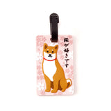 Shiba Inu Dog Luggage Tag