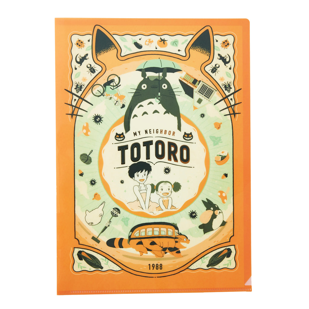 Studio Ghibli Retro Frame Clear File (2 Pcs)
