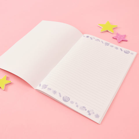 Kawaii Kirby Japanese Pattern notebook