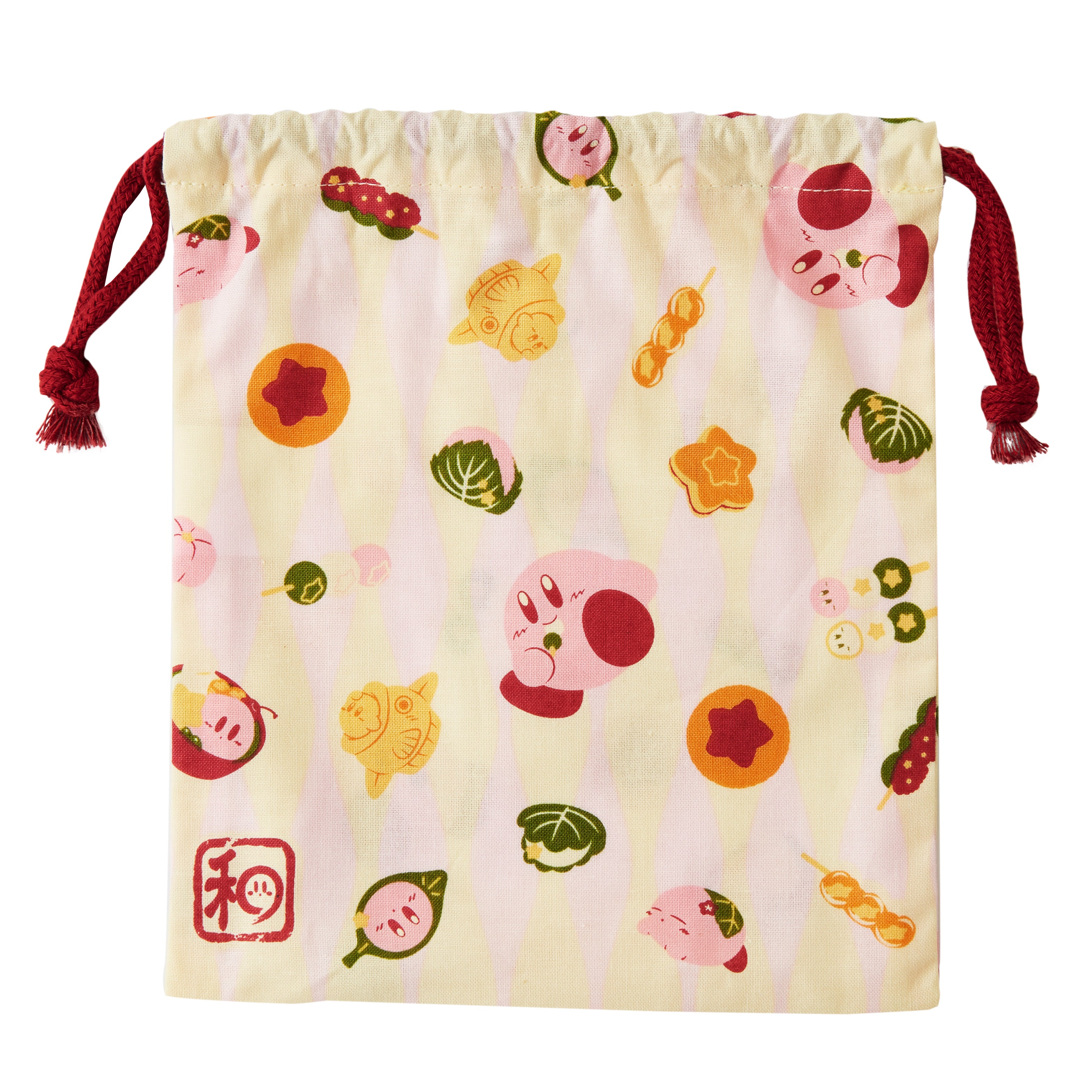 Kawaii Kirby Japanese Pattern drawstring
