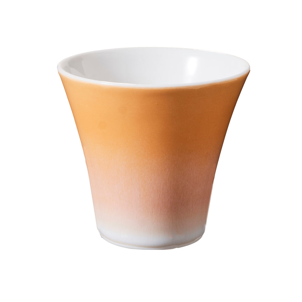 Mt. Fuji Handmade Ceramic Cup (Orange)