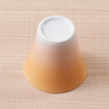 Mt. Fuji Handmade Ceramic Cup (Orange)